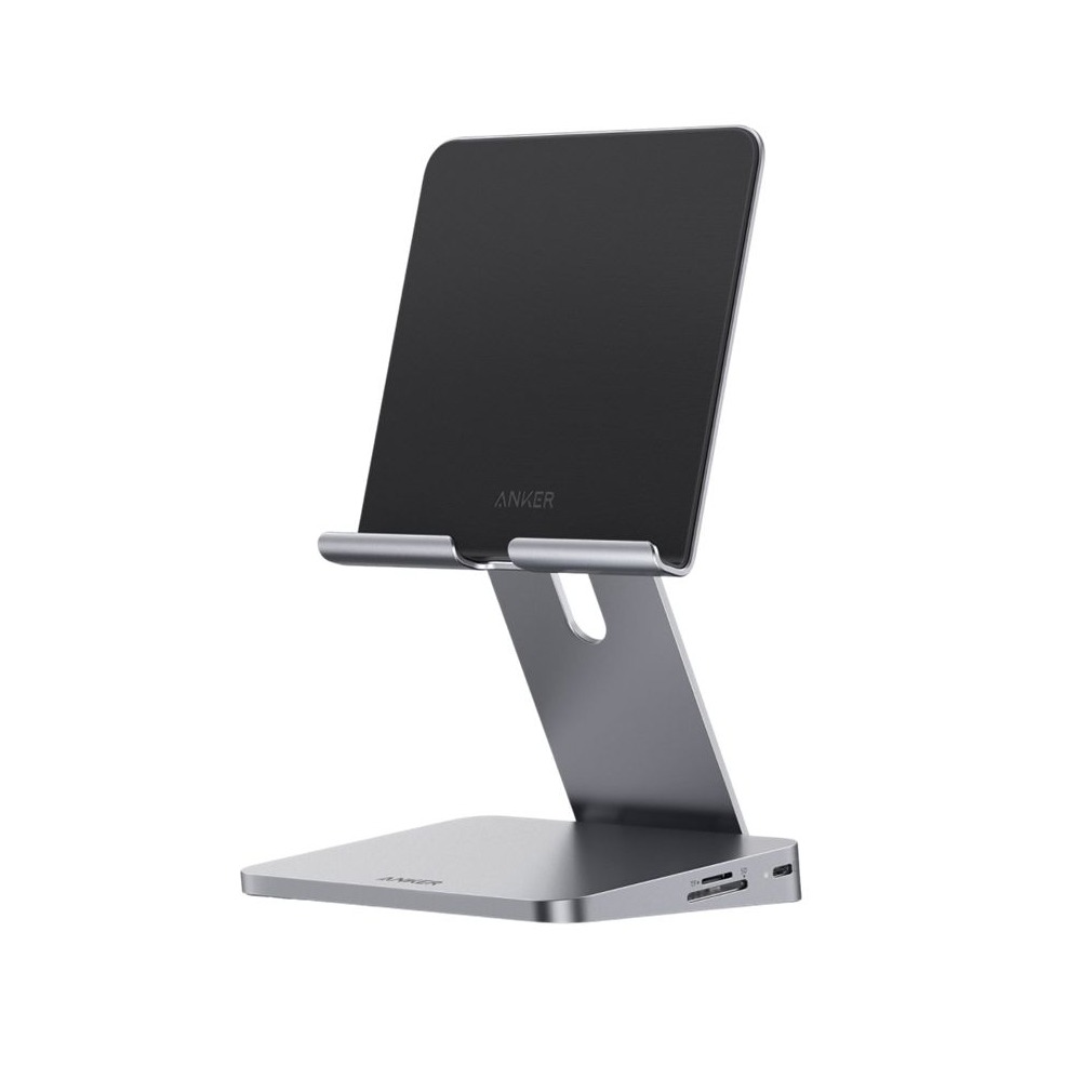 Anker 551 USB-C Hub (8-in-1 iPad/Tablet Stand) USB Hub Grijs