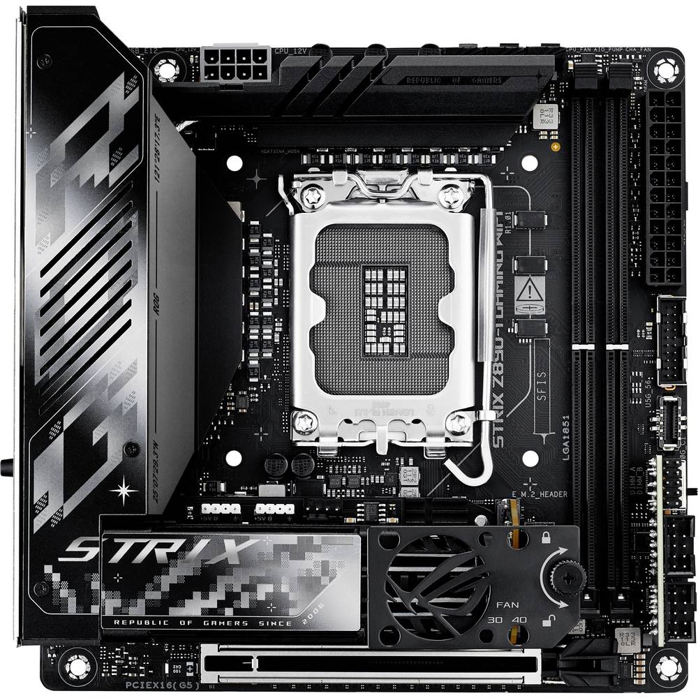 Asus ROG STRIX Z890-I GAMING WIFI Moederbord Socket Intel 1851 Moederbord chipset Intel Z890