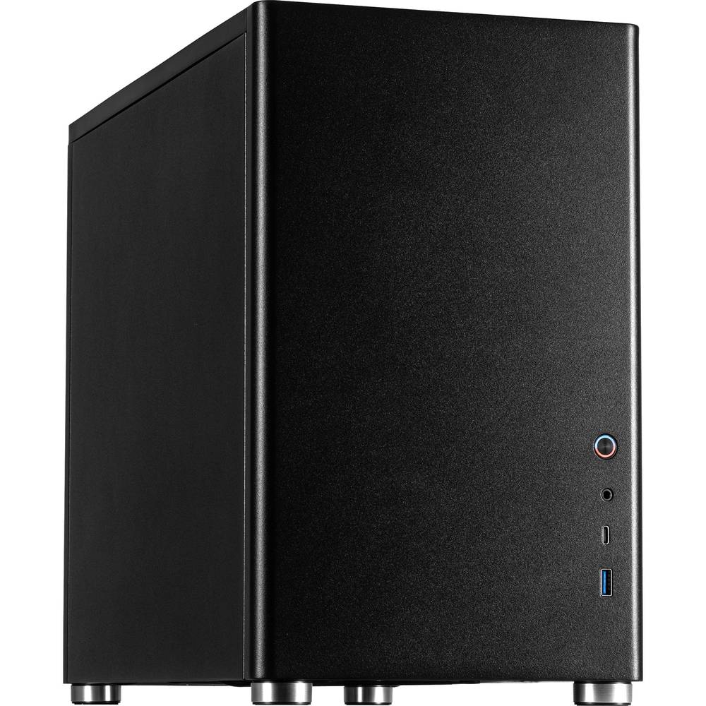 Inter-Tech 88881365 Micro-tower PC-behuizing Zwart