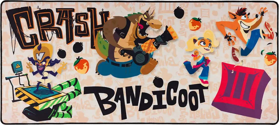 DPI Merchandising Crash Bandicoot Gaming Mat - Illustration