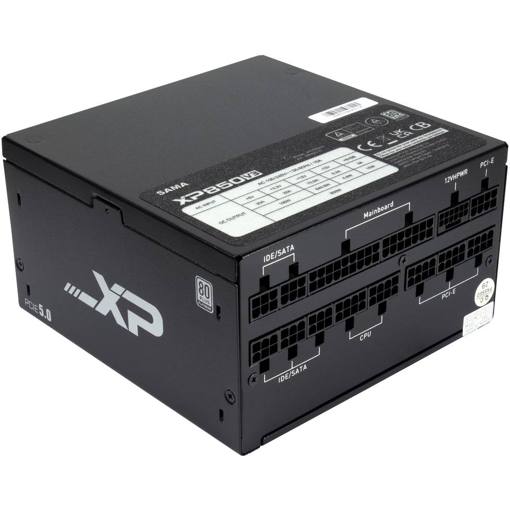 Inter-Tech SAMA XPH-850A ATX 3.0 PC-netvoeding 850 W ATX 80 Plus Platinum