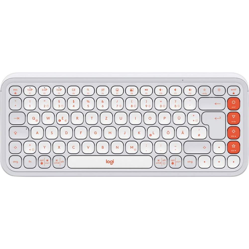 Logitech POP ICON KEYS - Weiss Tastatur Tastatur