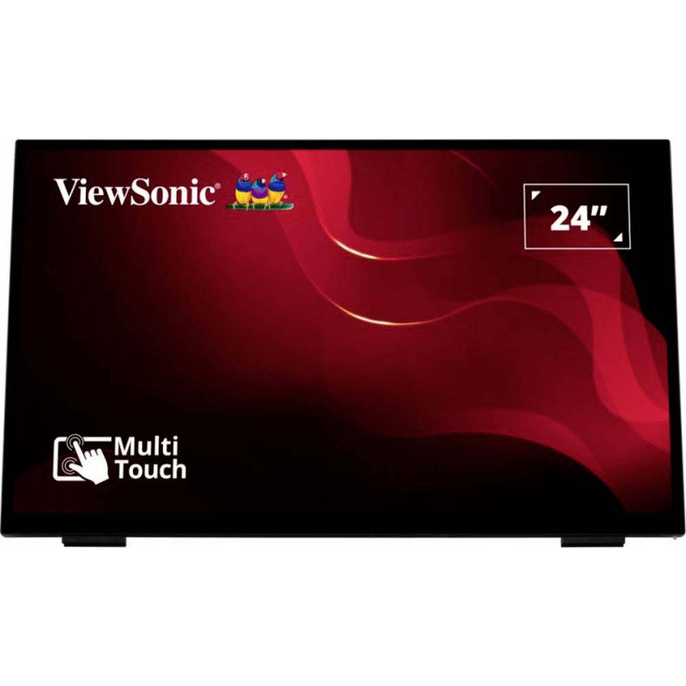 Viewsonic TD2465 Touchscreen monitor Energielabel: D (A - G) 60.5 cm (23.8 inch) 1920 x 1080 Pixel 16:9 7 ms HDMI, DisplayPort, USB, Audio-Line-in,