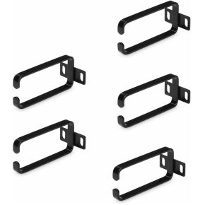 Startech .com 5-Pack 1U Verticaal Kabelbeheer D-Ring Haken, Kabelmanager voor 19 Server Racks/Kasten