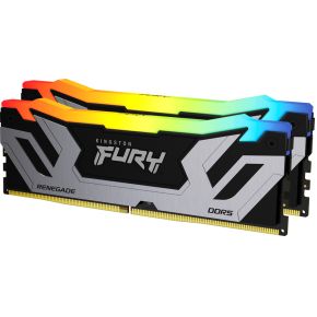 Kingston Technology FURY 48GB 8400MT/s DDR5 CL40 CUDIMM (set van 2) Renegade RGB Silver XMP