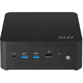 MSI Cubi NUC 13MQG-065BEU 0.84L sized PC Zwart i7-1365U Intel SoC