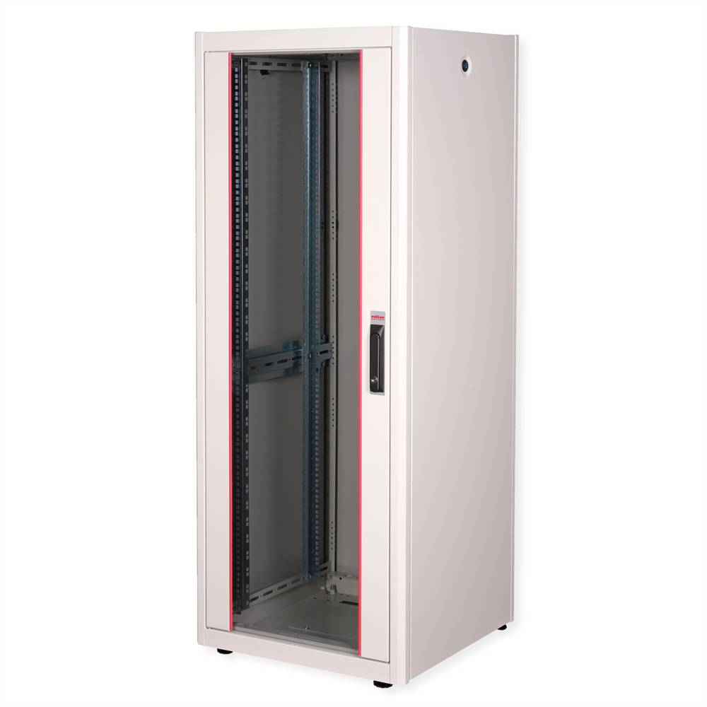 Roline 19-inch netwerkkast Basic 32 U, 600x600 BxD Glazen deur grijs