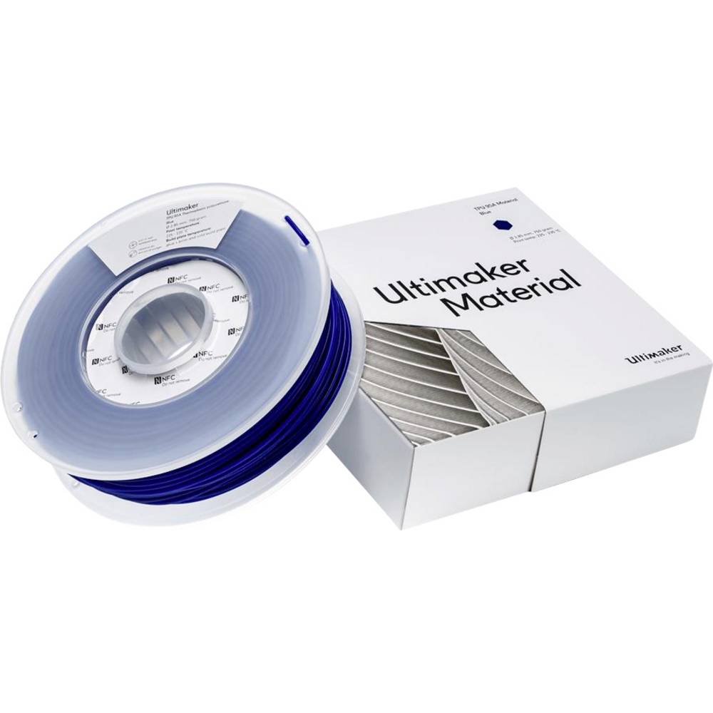 UltiMaker PMUM-1006-004 TPU95A Filament TPU 2.85 mm 700 g Blauw 1 stuk(s)
