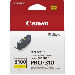 Canon PFI-5100Y inktcartridge geel (origineel)