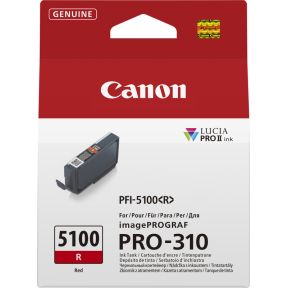 Canon PFI-5100R inktcartridge rood (origineel)