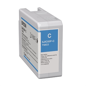 Epson SJIC55P(C) inktcartridge cyaan (origineel)