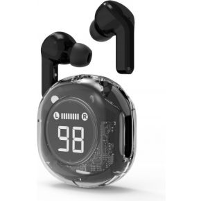 Gembird TWST-01-BK In Ear oordopjes HiFi Bluetooth Stereo Zwart