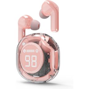 Gembird TWST-01-PK In Ear oordopjes HiFi Bluetooth Stereo Roze