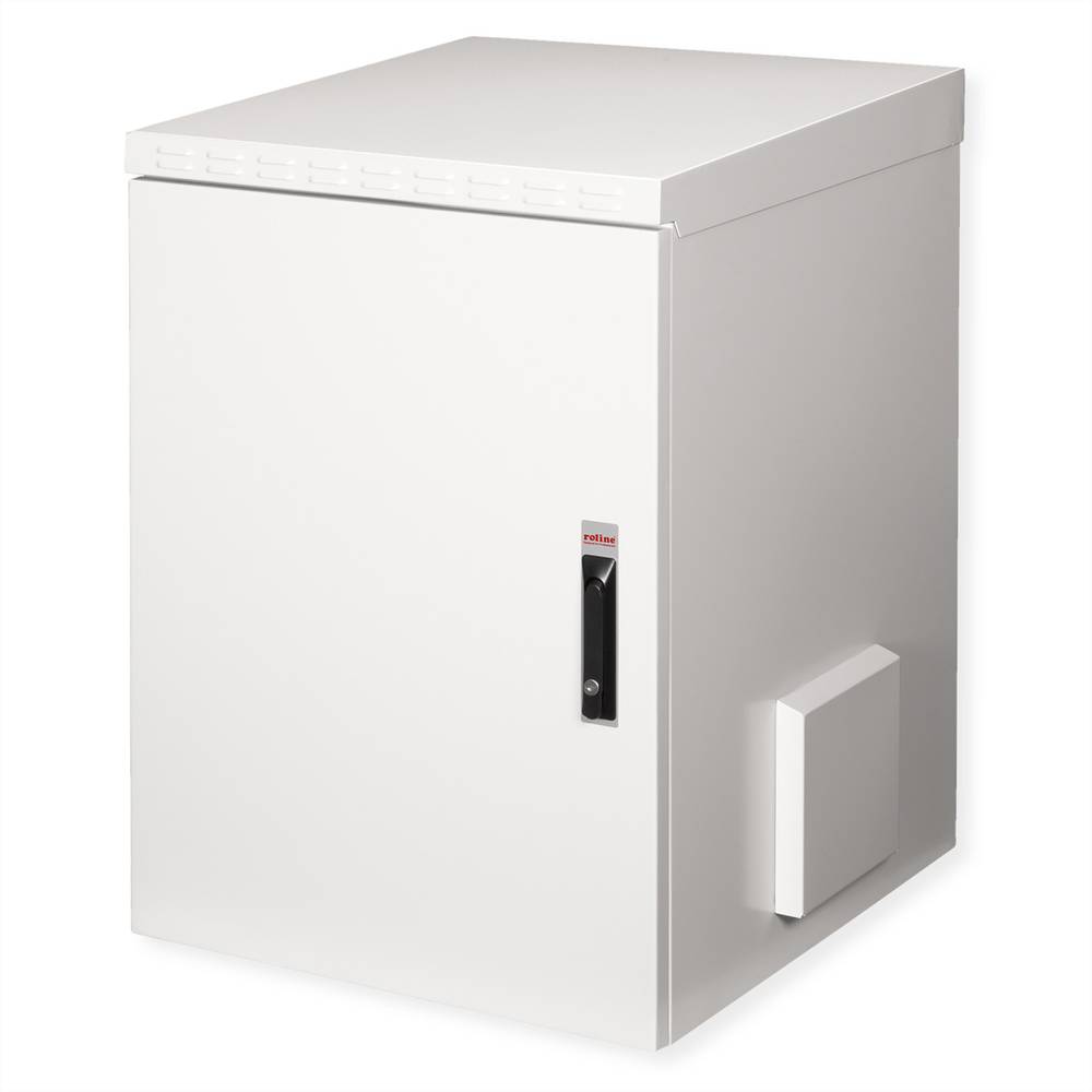Roline 19-inch wandbehuizing Pro 16 U , 600x600 BxT IP55 buiten grijs