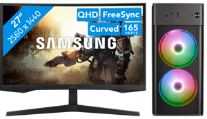 Medion ERAZER RECON E45 MD35360 + Samsung Odyssey G5 LS27CG552EUXEN