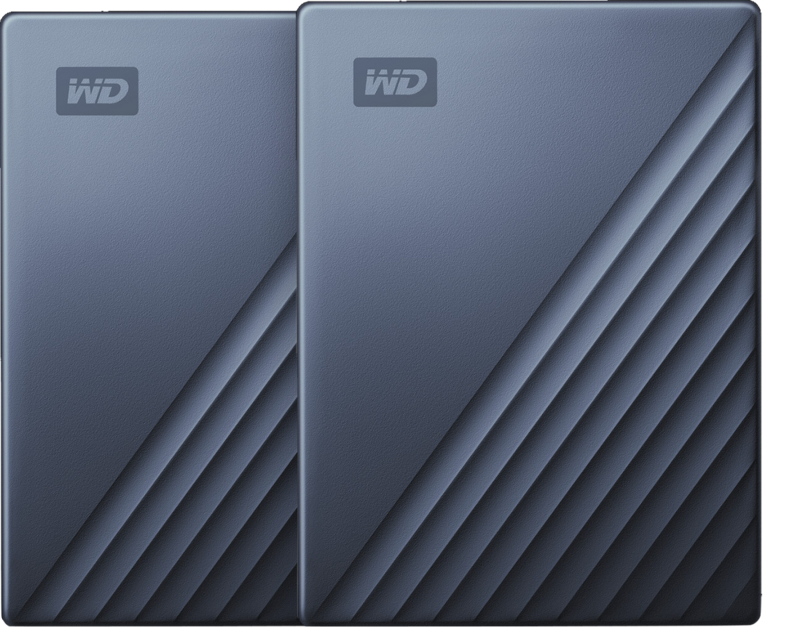 Western Digital WD My Passport for Mac 5TB Type C Blauw - Duo pack