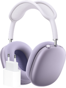 Apple AirPods Max Lila +  Usb C Oplader 20W