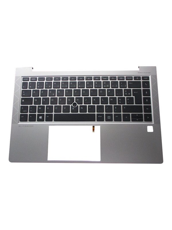 HP  notebook replacement Toetsenbord - French - with top Cover - Notebook replacement keyboard - Frans - Zilver