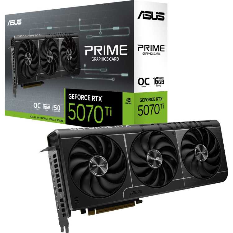 ASUS PRIME GeForce RTX 5070 Ti OC grafische kaart