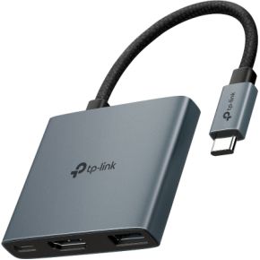 TP-LINK UH3020C interface hub USB Type-C 5000 Mbit/s Grijs