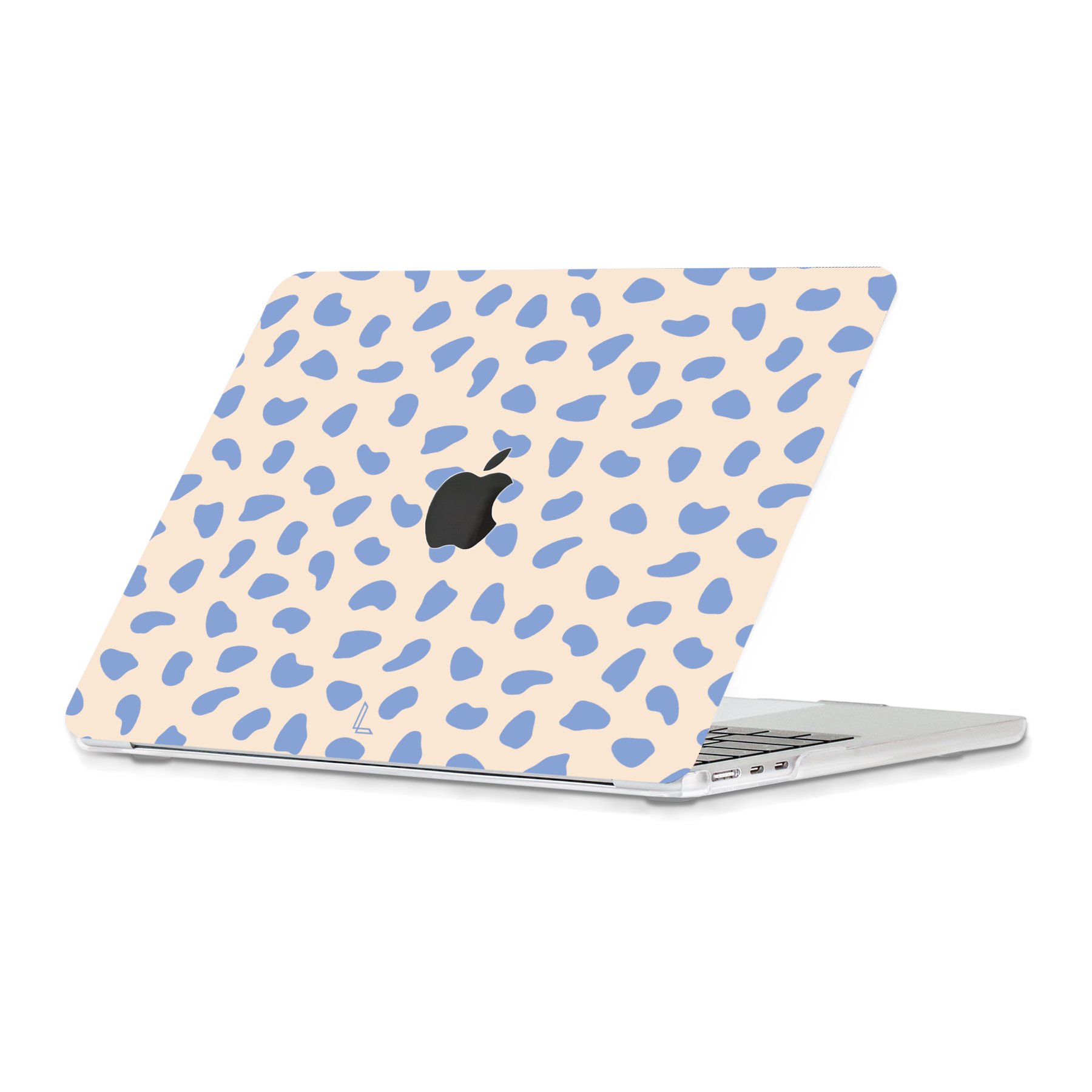 Lunso MacBook Air 13 inch (2022-2025) cover hoes - case - Azure Pebble