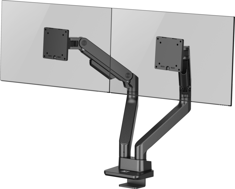 ACT AC8342 Monitorarm 35 inch met gasveer voor 2 monitoren