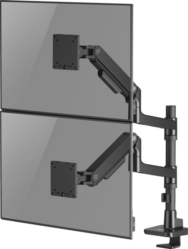 ACT AC8343 Monitorarm 49 inch met gasveer voor 2 monitoren