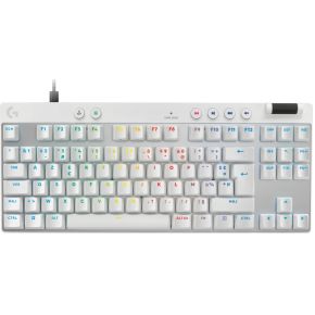 Logitech G PRO X TKL RAPID toetsenbord Gamen USB AZERTY Frans Wit