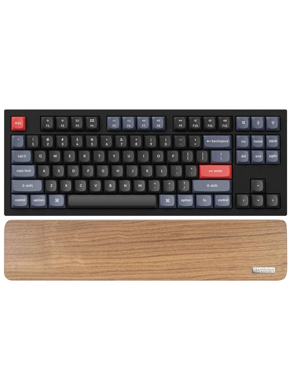 Keychron Walnut Wood Palmrest for Q3 / V3 - Polssteun - Bruin