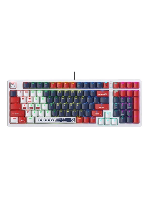 A4Tech Bloody S98 Sports - Toetsenbord - Wit