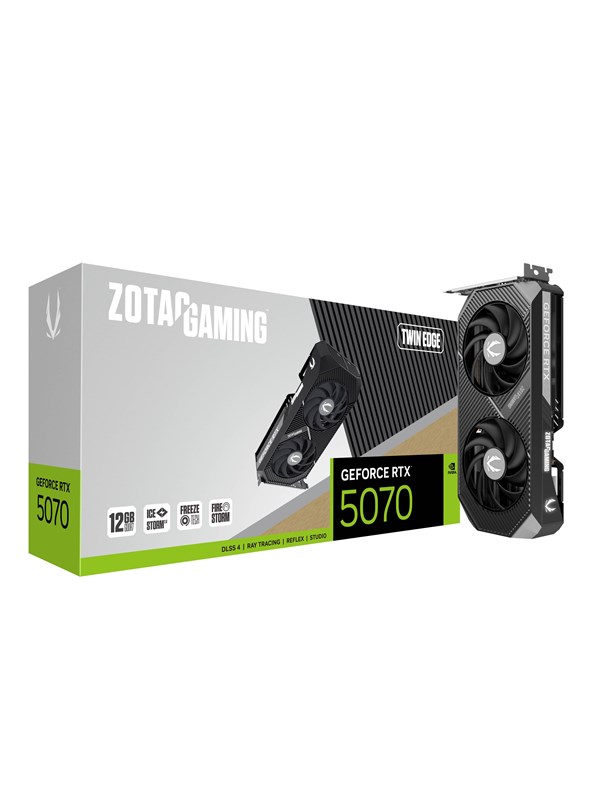 Zotac GeForce RTX 5070 Twin Edge - 12GB GDDR7 RAM - Grafische kaarten