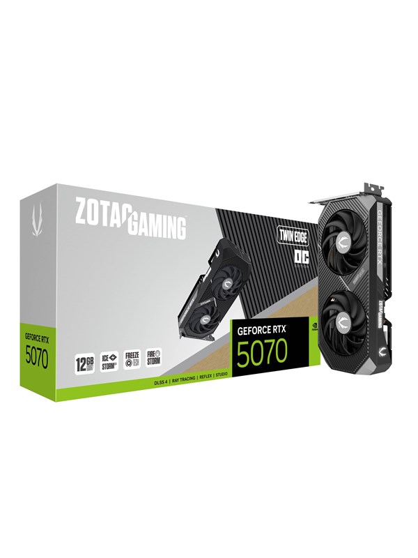 Zotac GeForce RTX 5070 Twin Edge OC - 12GB GDDR7 RAM - Grafische kaarten