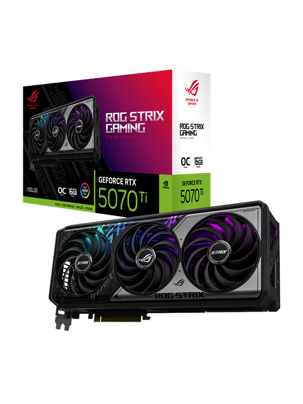 Asus GeForce RTX 5070 Ti ROG STRIX OC - 16GB GDDR7 RAM - Grafische kaarten