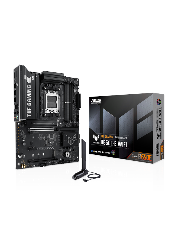 Asus TUF GAMING B650E-E WIFI Moederbord - AMD B650 - AMD AM5 socket - DDR5 RAM - ATX