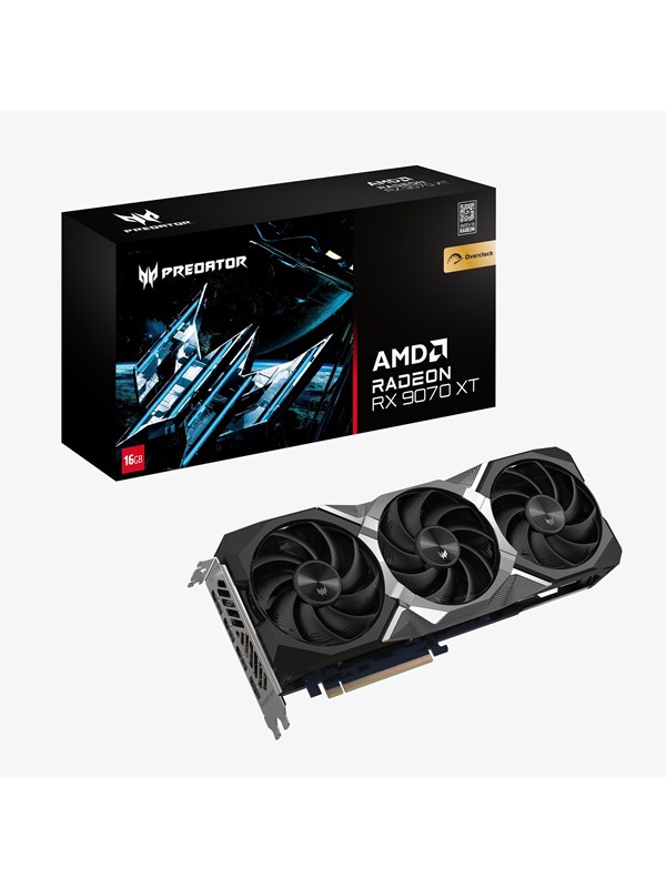 Acer Radeon RX 9070 XT Predator Bifrost OC - 16GB GDDR6 RAM - Grafische kaarten