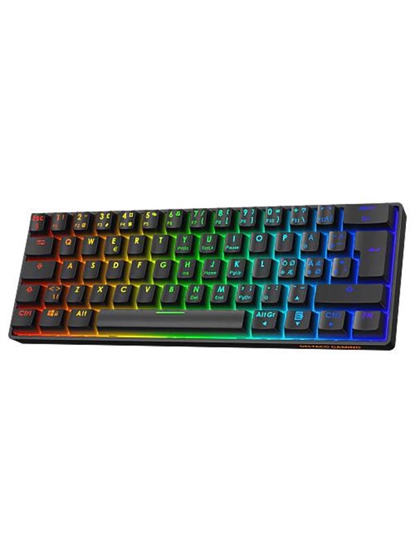 Deltaco DK470 60% Mechanical Keyboard - Gaming toetsenbord - Noords - Zwart