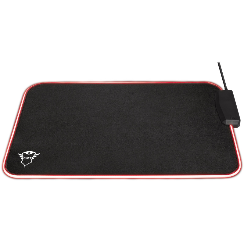 Trust GXT 765 Glide-Flex RGB Mouse Pad with USB Hub Gaming muismat