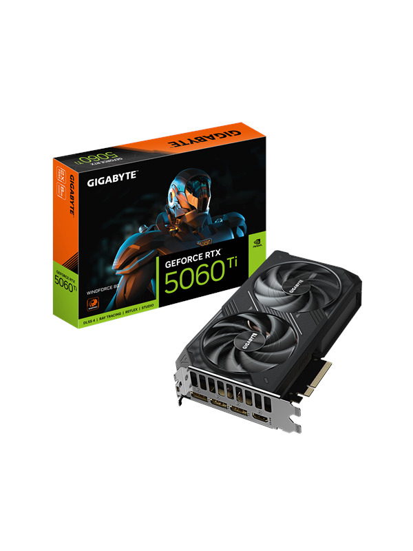 Gigabyte GeForce RTX 5060 Ti WindForce 2 - 8GB GDDR7 RAM - Grafische kaarten