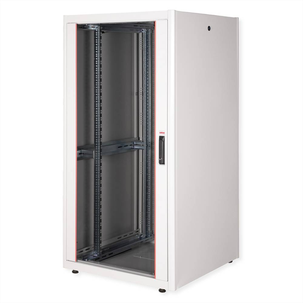 Roline 19-inch netwerkkast Basic 32 U, 800x800 BxD Glazen deur grijs