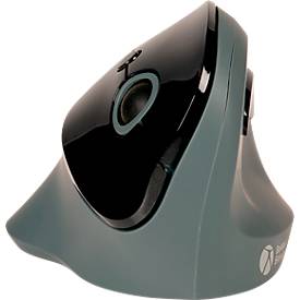 BakkerElkhuizen Verticale muis  PRF, draadloos, ergonomisch, tot 20 m, opbergruimte voor draadloze ontvanger, zwart/donkergrijs