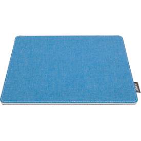 Sigel Muismat  Eyestyle, B 250 x D 200 x H 7 mm, textieloppervlak van gerecycled PET, lichtblauw/donkergrijs