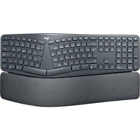 Logitech ERGO K860 draadloos ergonomisch toetsenbord, handpalmliftfunctie, 2 jaar accu