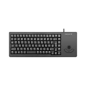Cherry Tastaur XS Trackball Keyboard G84-5400, QWERTZ, met 2 muisknoppen, USB-poort, zwart