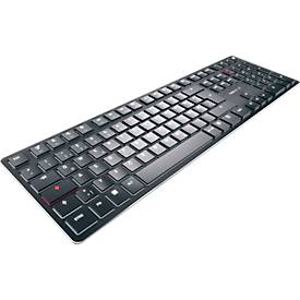 Cherry Toetsenbord  KW X ULP, QWERTZ, verlicht, mechanisch, slank ontwerp, zwart