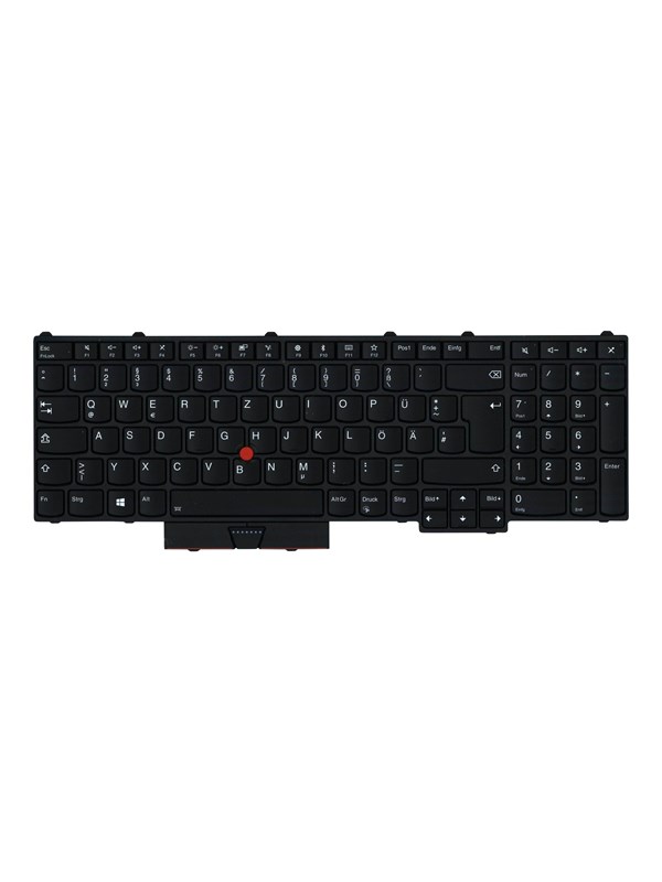 Lenovo Chicony - Notebook replacement keyboard - Duits - Zwart