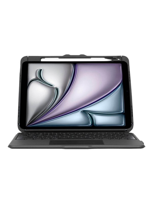 Targus Versavu - keyboard and folio case (keyboard case) - with trackpad - AZERTY - French - black Input Device - Keyboard and folio case - Frans - Zwart