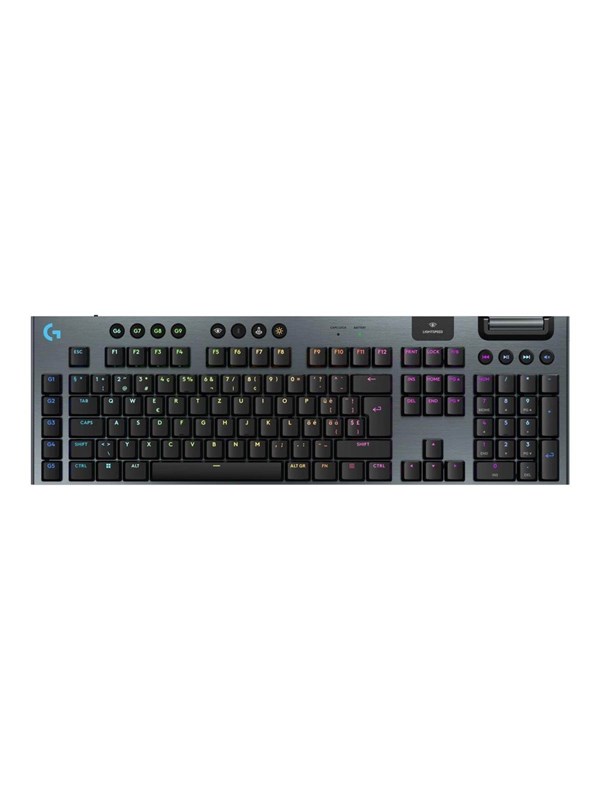 Logitech G G915 X - Tactile - 100% (volledige grootte - standaard) - Gaming toetsenbord - Zwitsers - Zwart