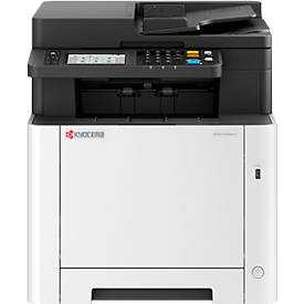 Kyocera Multifunctionele kleurenlaserprinter  ECOSYS MA2600cwfx, 4-in-1, dubbelzijdig/mobiel afdrukken, 26 ppm, USB/LAN/WLAN/Micro-SD, tot A4, incl. CMYK-toner
