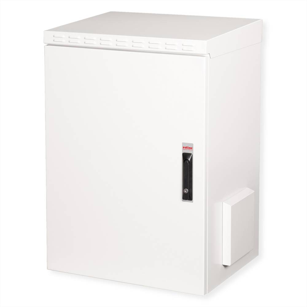 Roline 19-inch wandbehuizing Pro 16 U, 600x450 BxT IP55 buiten grijs