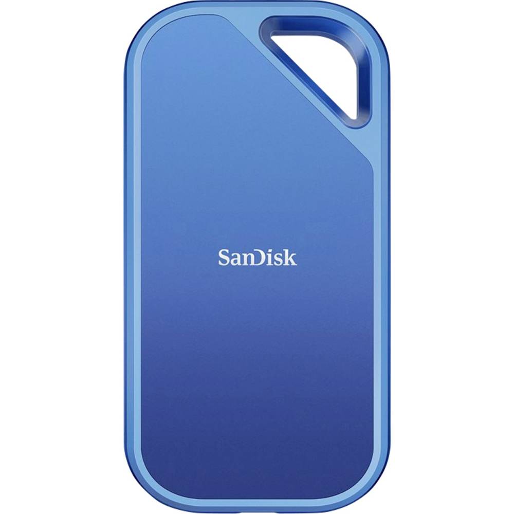 SanDisk Creator Pro Portable 4 TB Externe SSD harde schijf USB-C 3.2 Gen 2x2 Blauw SDSSDE81C-4T00-G25